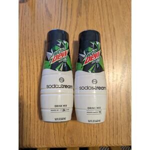 2 SODASTREAM CONCENTRATE - SODA STREAM SYRUP Mt. Dew Zero Sugar